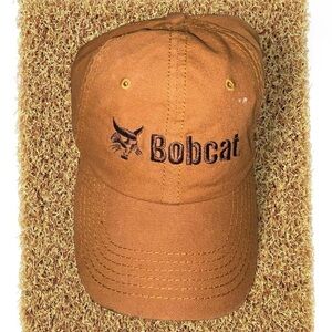 Bobcat Embroidered Logo Cap in Rust
